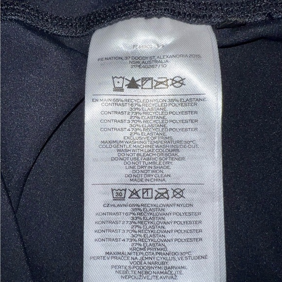 NWOT Perry Ellis Nation leggings women’s large - Picture 8 of 9